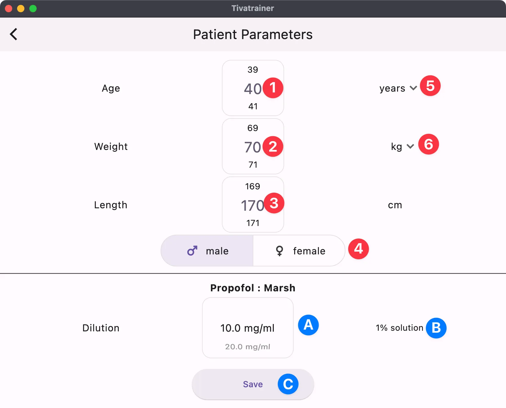 Select a patient